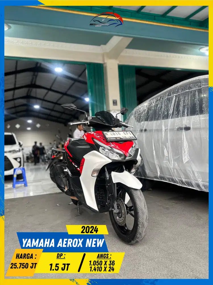 YAMAHA AEROX NEW 2024 LIKE NEW MASZEHH HIKMAH MOTOR KEPUH