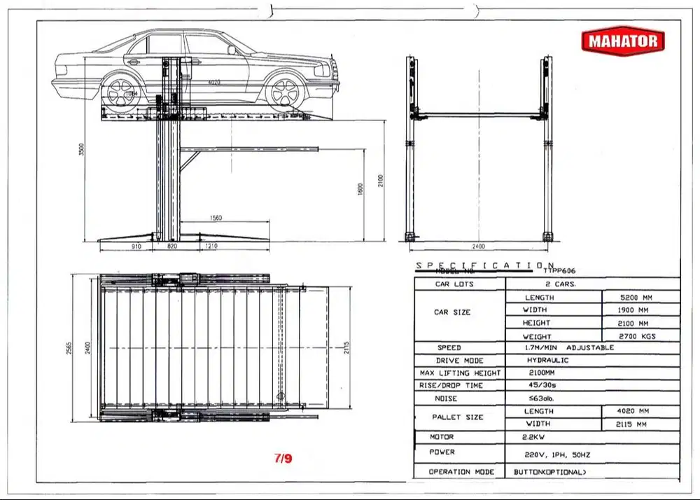 Car Parking Lift – Solusi Parkir Mobil Hemat Tempat