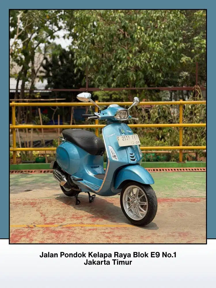 TERMURAH PIAGGIO VESPA SPRINT S150 IGET ABS FACELIFT TH 2019 BLUE
