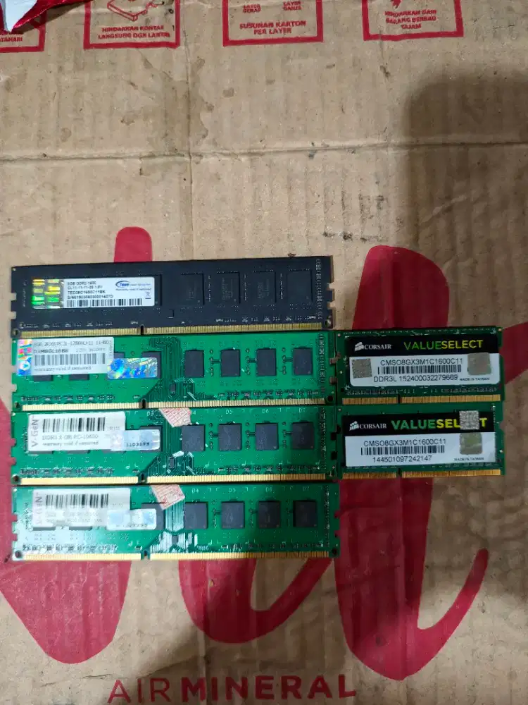 Ram Komputer Dan Laptop 8GB DDR3 Mulus Normal
