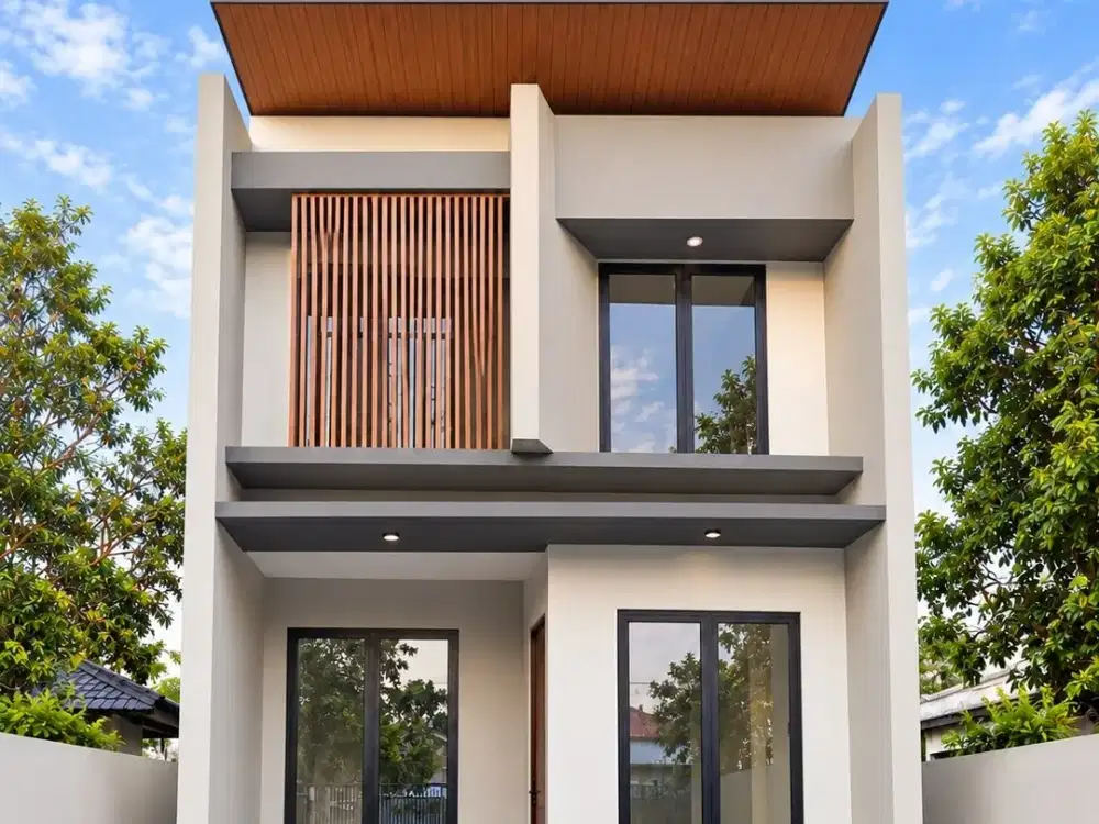 Dijual Rumah Baru Gress Manyar Jaya Surabaya Timur 2 Lantai 4+1 KT SHM