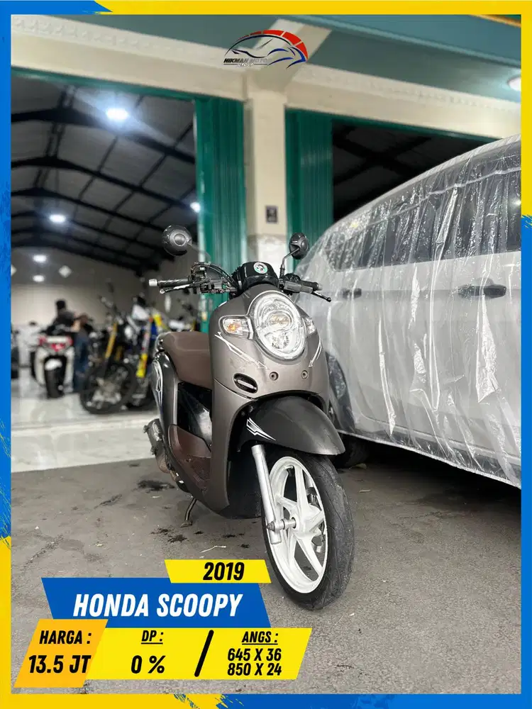HONDA SCOOPY 2019 MURAH MERIAH MASZEHH HIKMAH MOTOR KEPUH