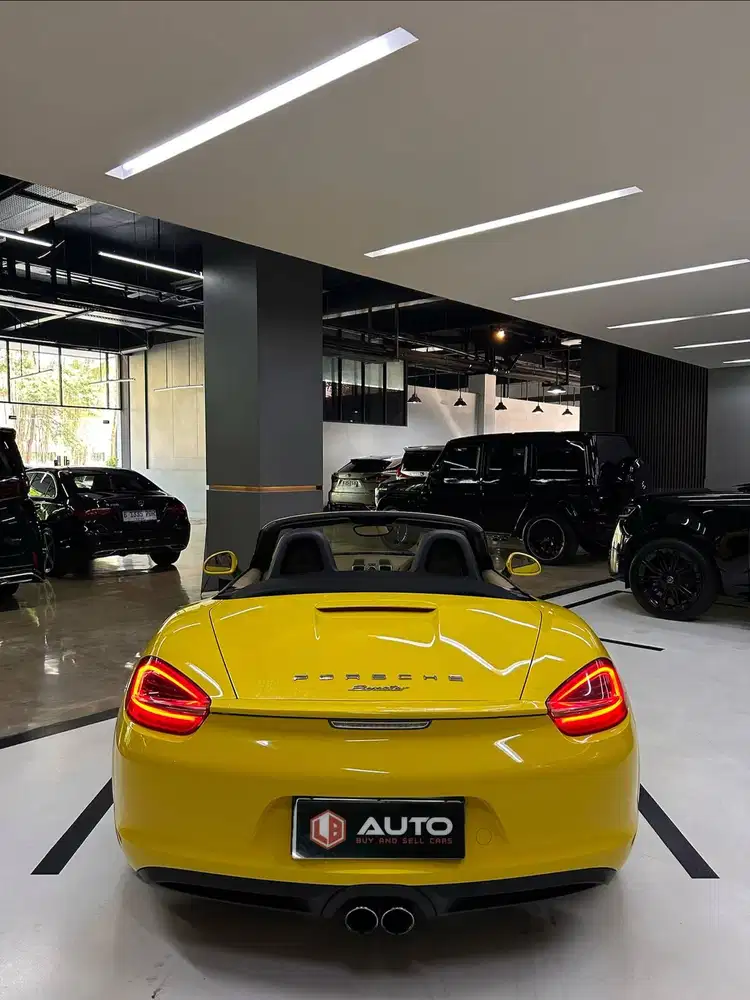 Porsche Boxster 2.7 PDK AT 2013 Cabriolet Kuning Boxter Km10rb B80BBB