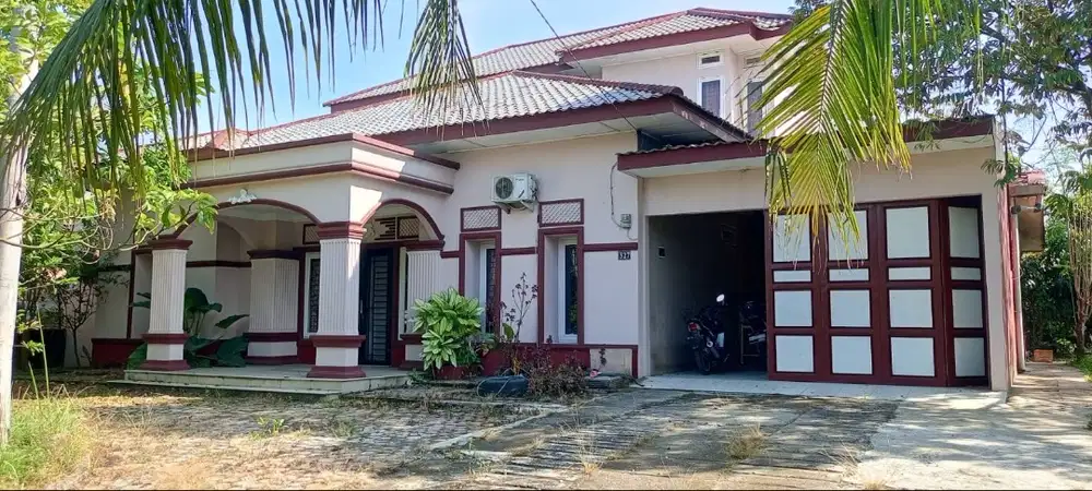 Dijual rumah asri & mewah hook, tanah 1300m² di Marindal Deli Serdang.