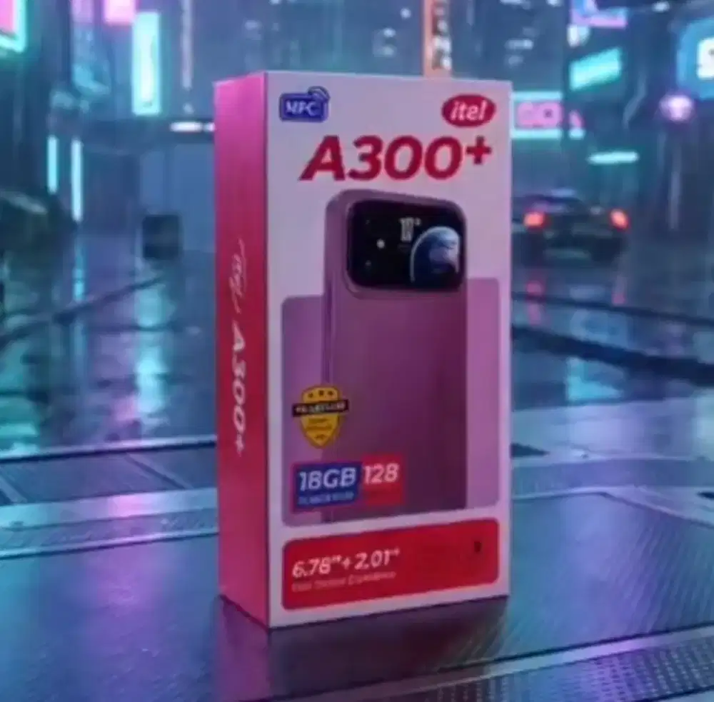 Itel A300 Plus + - A300+ 6GB+128GB BNIB Garansi Resmi Indonesia