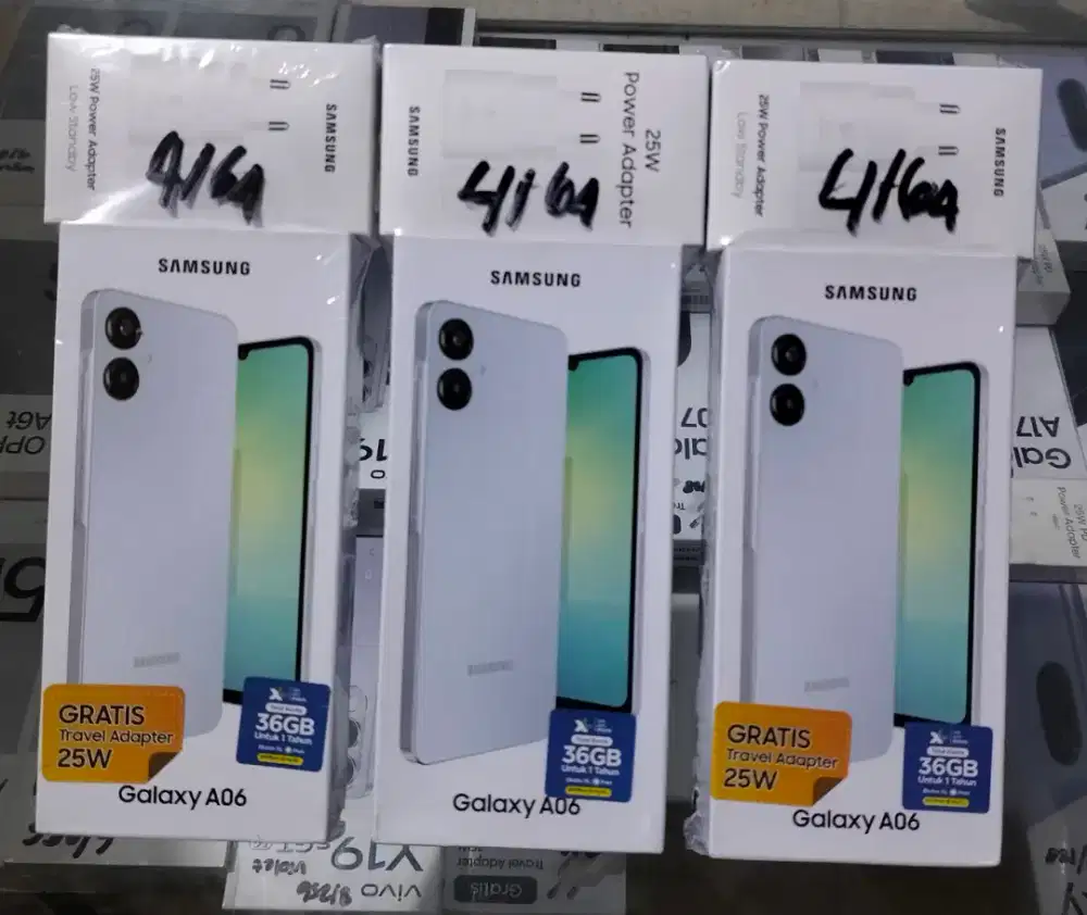 New Samsung Galaxi A06-4/64 Garansi Resmi