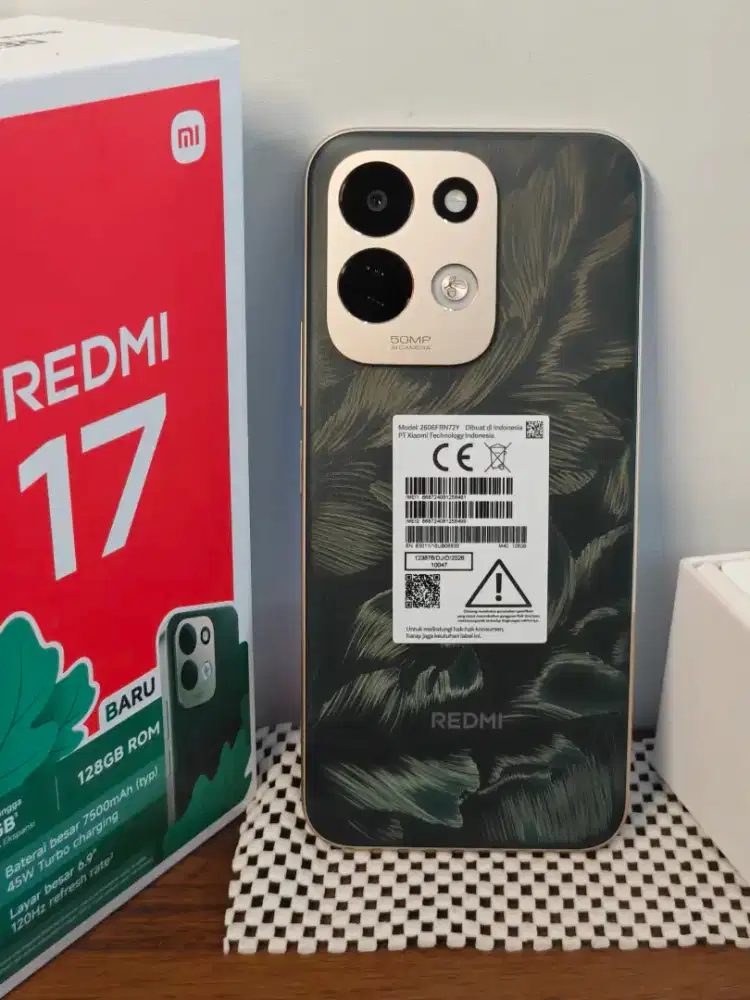 Redmi 17 6/128 second resmi masih 1 bulan