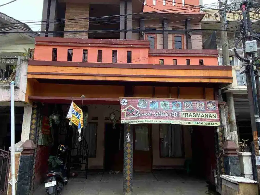 rumah plus tempat usaha komplek gbi Bojongsoang
