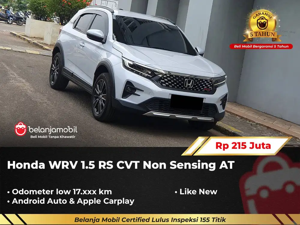 [GARANSI 5TH] Honda WR-V WRV WR V 1.5 RS Non Sensing 2023/2024/2025