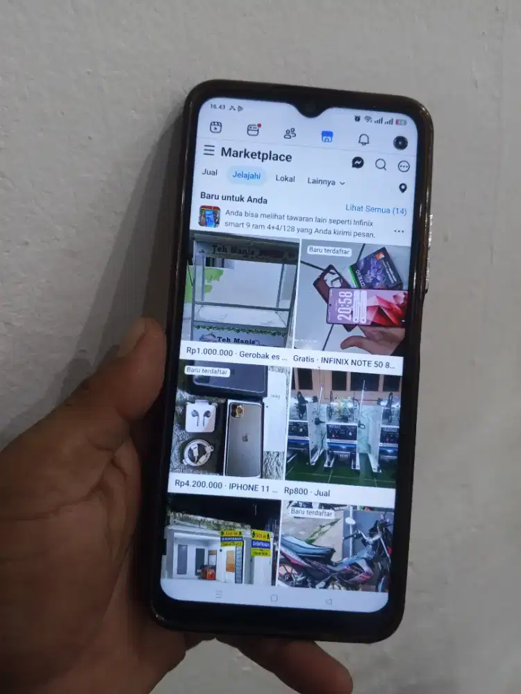 Oppo a18 4/128gb batangan siap pake