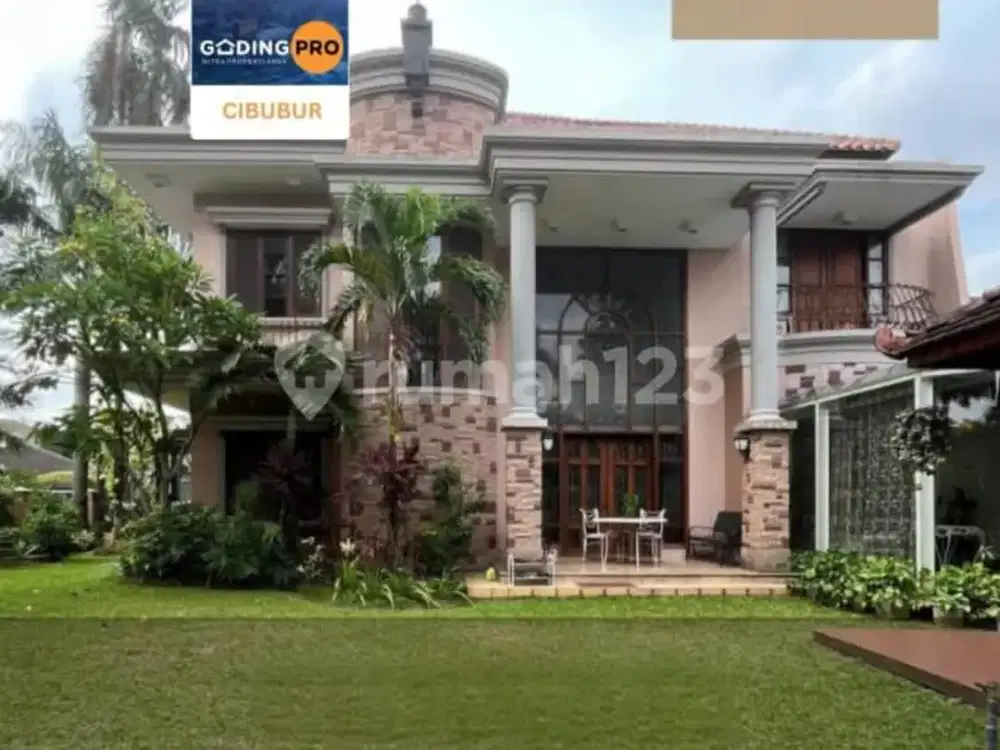 Dijual Rumah Mewah Terawat Design Modern Classic di Perumahan Bukit Permai Cibubur Jakarta Timur