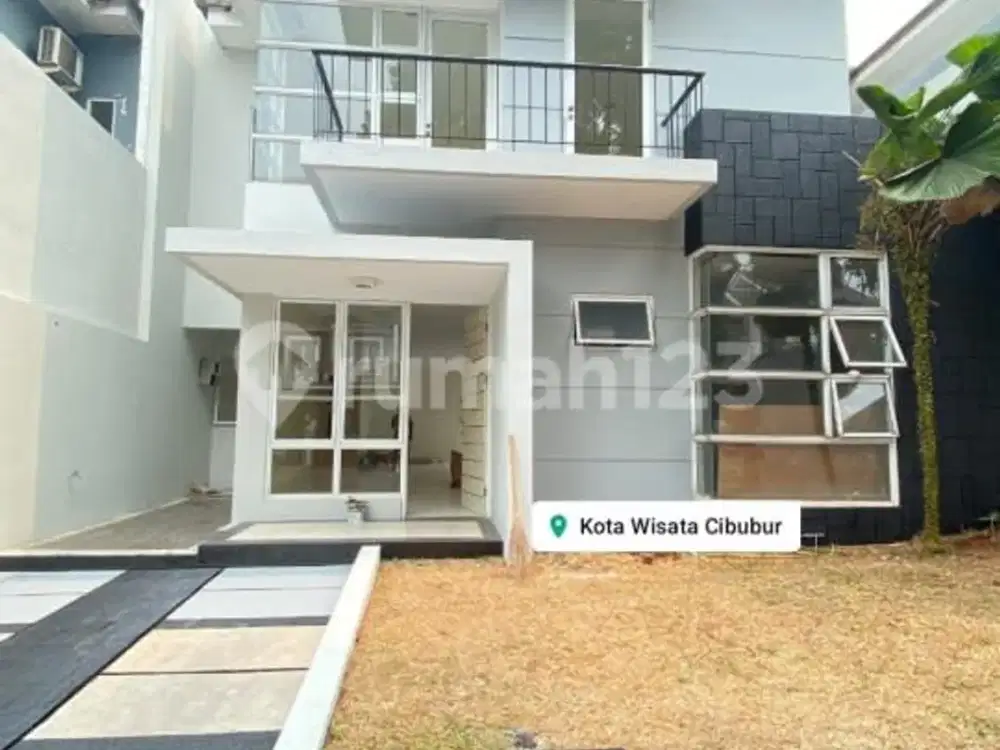 Harga Terjun Bebas!! Hanya Utk Bulan Ini! Rumah Baru Renovasi di Dalam Cluster, Posisi Depan Pos Satpam, Kota Wisata Cibubur