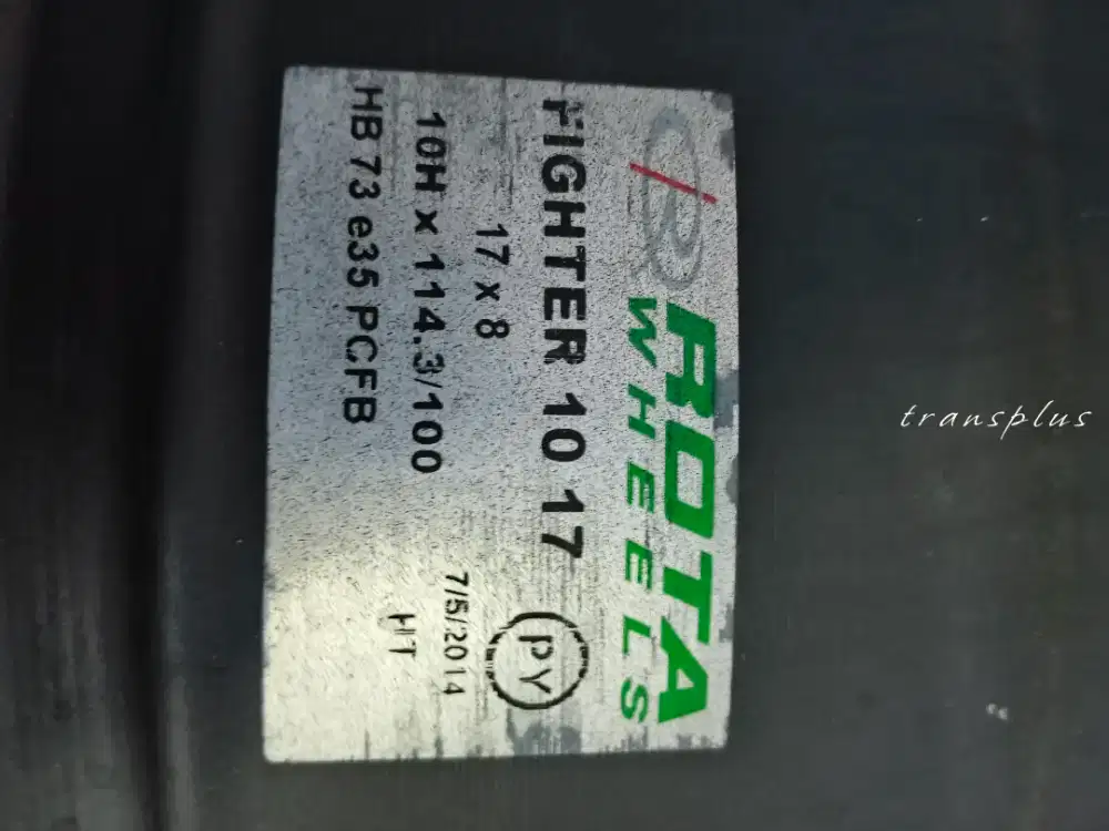 Fs: Original Velg Rota Fighter R17