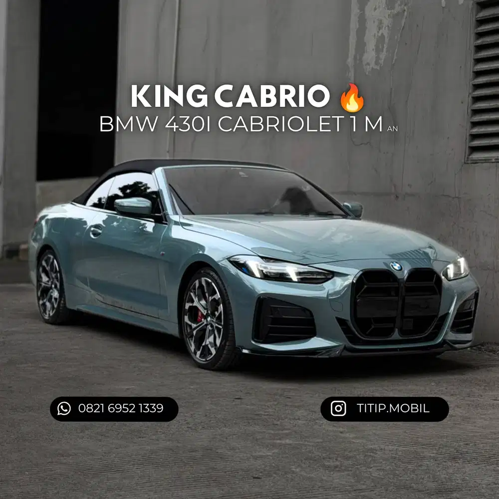 [CASH] BMW 430i Cabriolet M Sport Pro iDrive 8 2025