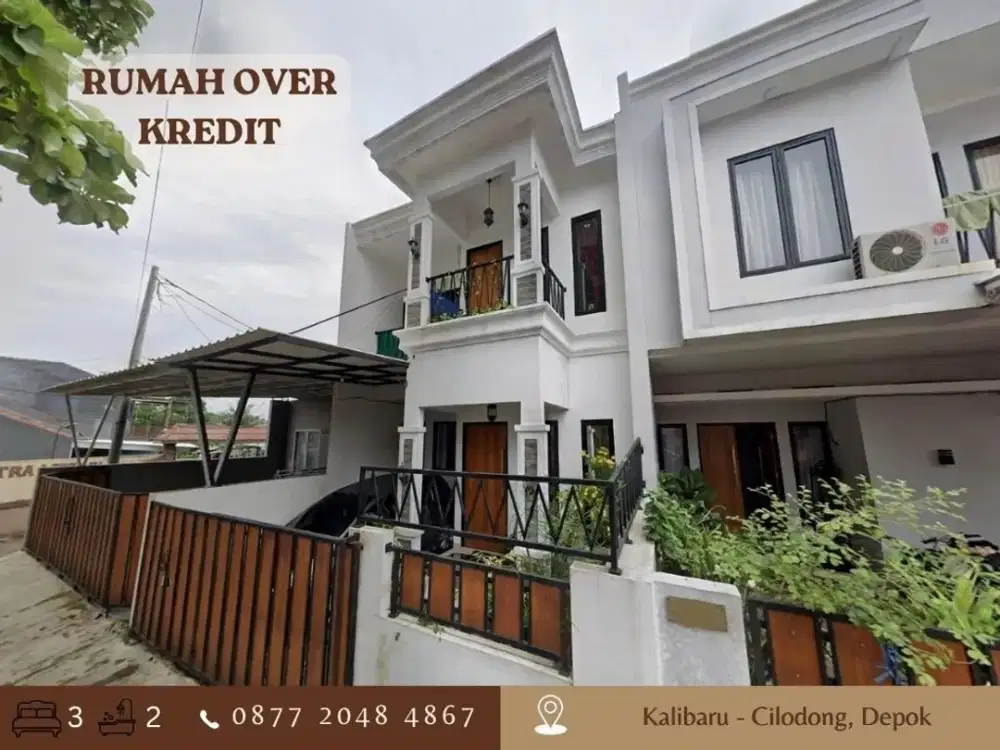 Rumah Over Kredit 2LT di Kalibaru Cilodong dkt alun alun GDC Depok