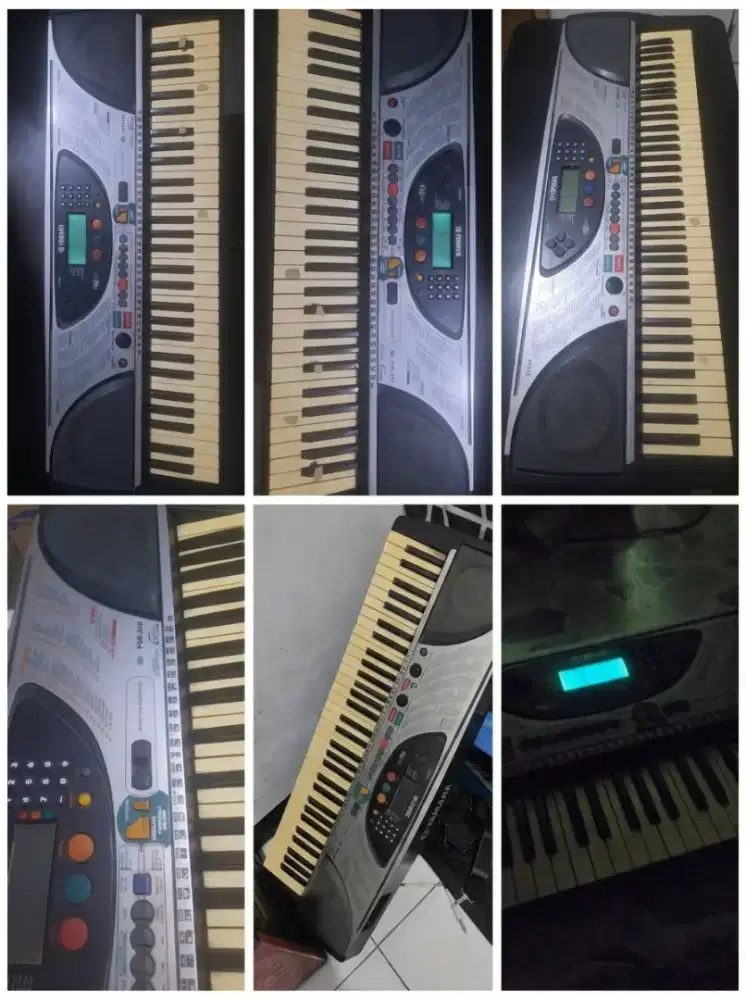 Keyboard YAMAHA PSR-240 Normal Berfungsi Suara mewah