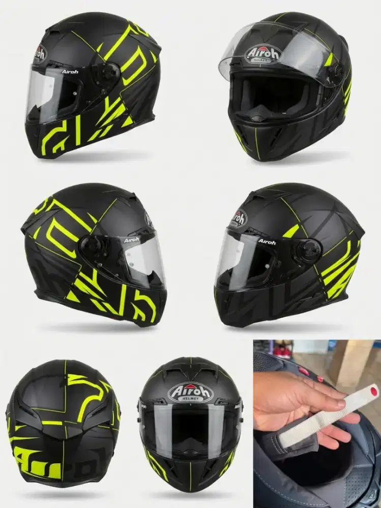 Helmet Airoh Italy Original seperti baru