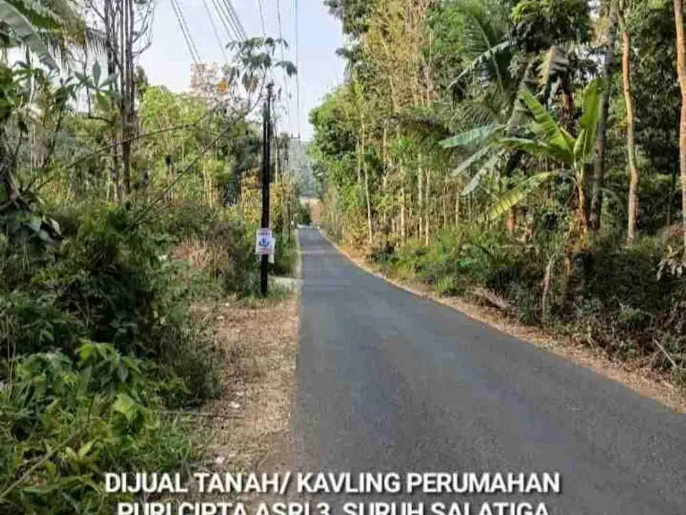 DIJUAL TANAH/ KAVLING DI PERUM PURI CIPTA ASRI 3, SURUH SALATIGA/ KABUPATEN SEMARANG