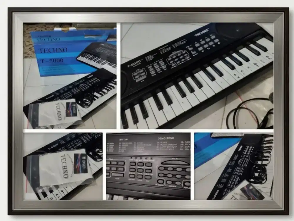 Keyboard Techno T-5000 gress seperti baru