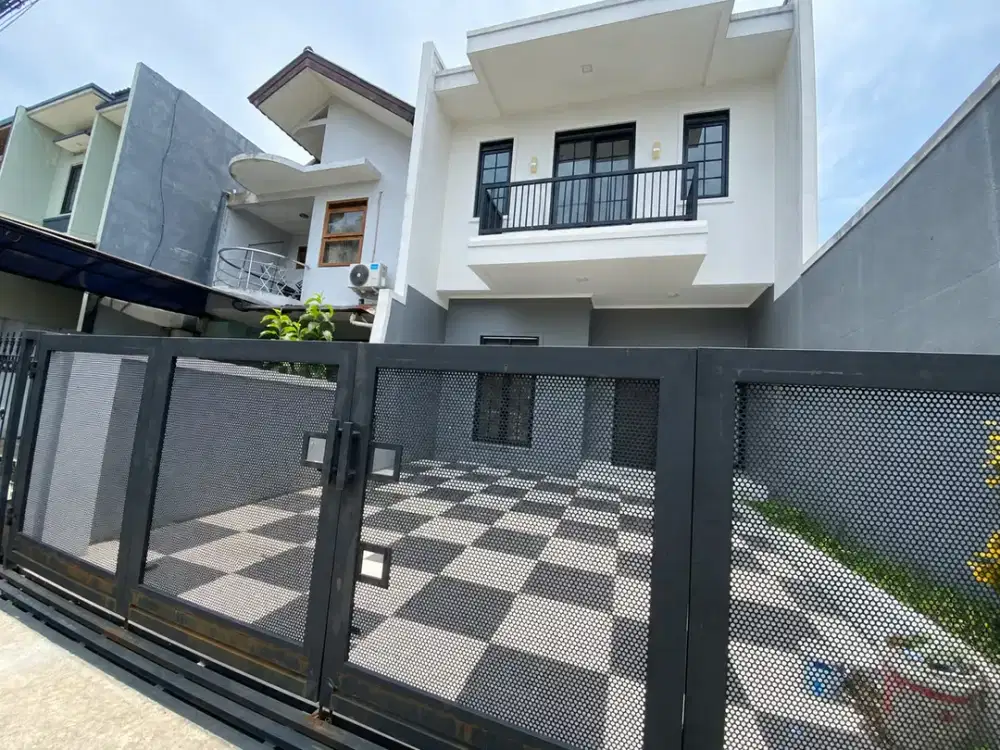 RUMAH BARU MINIMALIS MODERN 2 LANTAI TENGAH KOTA SIAP HUNI DI TURANGGA BANDUNG
