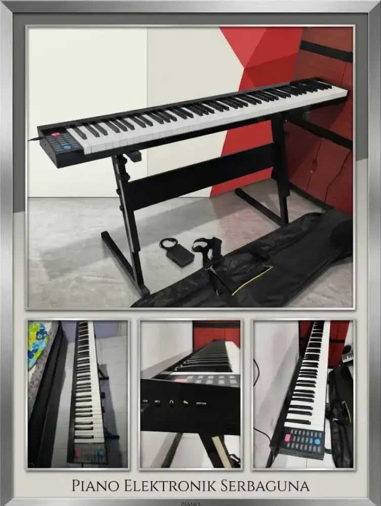 Piano Elecktrick 88 keys Fullset Gress seperti baru