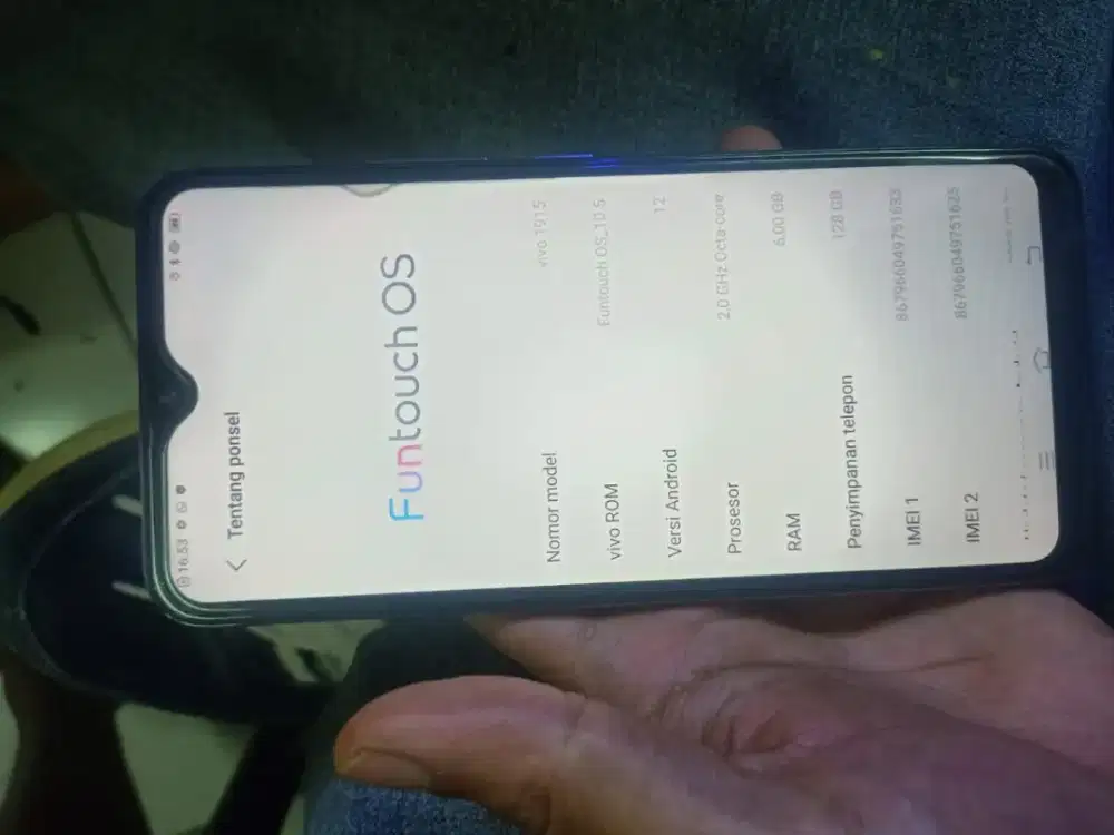 Vivo y19 kumplit