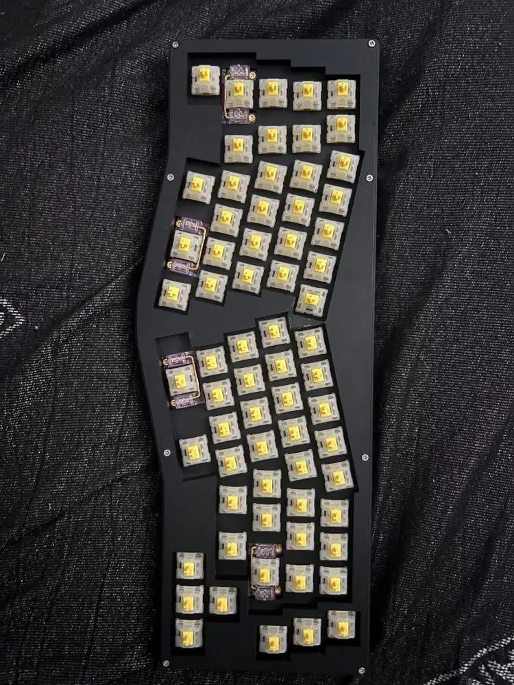 Dorisu keyboard mechanical ergonomic black hitam pc laptop original