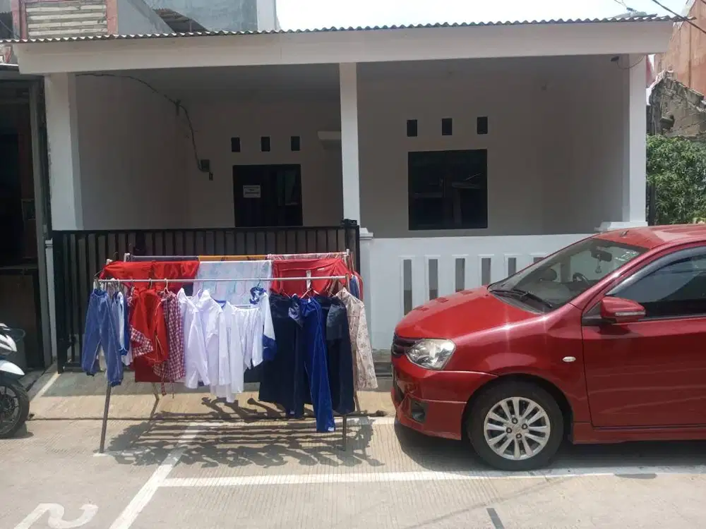 Sewa rumah tahunan Pondok Gede Jatimakmur Griya asri taman mini