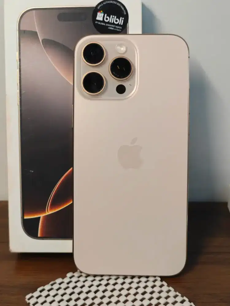 Iphone 16 promax 256 ibox bekas resmi- batere 93%