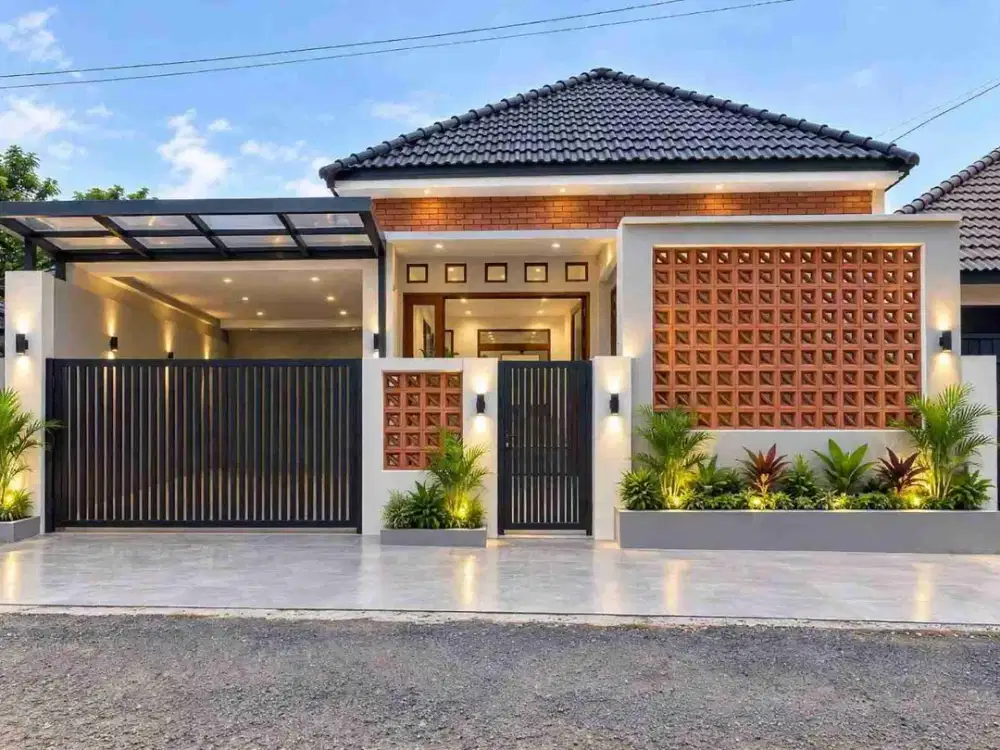 SUPER MURAH RUMAH BARU MEWAH MODERN FULL FURNISHED DI MARGOMULYO SEYEGAN SLEMAN