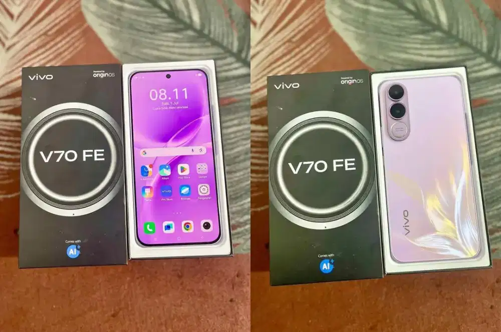 SECOND LIKE NEW VIVO V70FE 8/256 FULLSET LENGKAP BERGARANSI