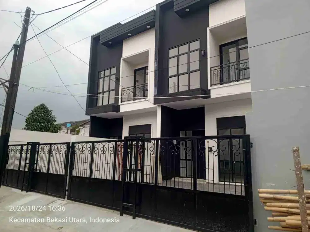 Rumah baru di komplek Harapan jaya - kranji
