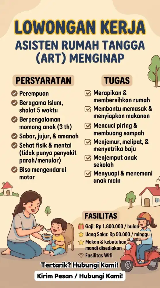 DICARI ART MENGINAP PONDOK AREN TANGSEL
