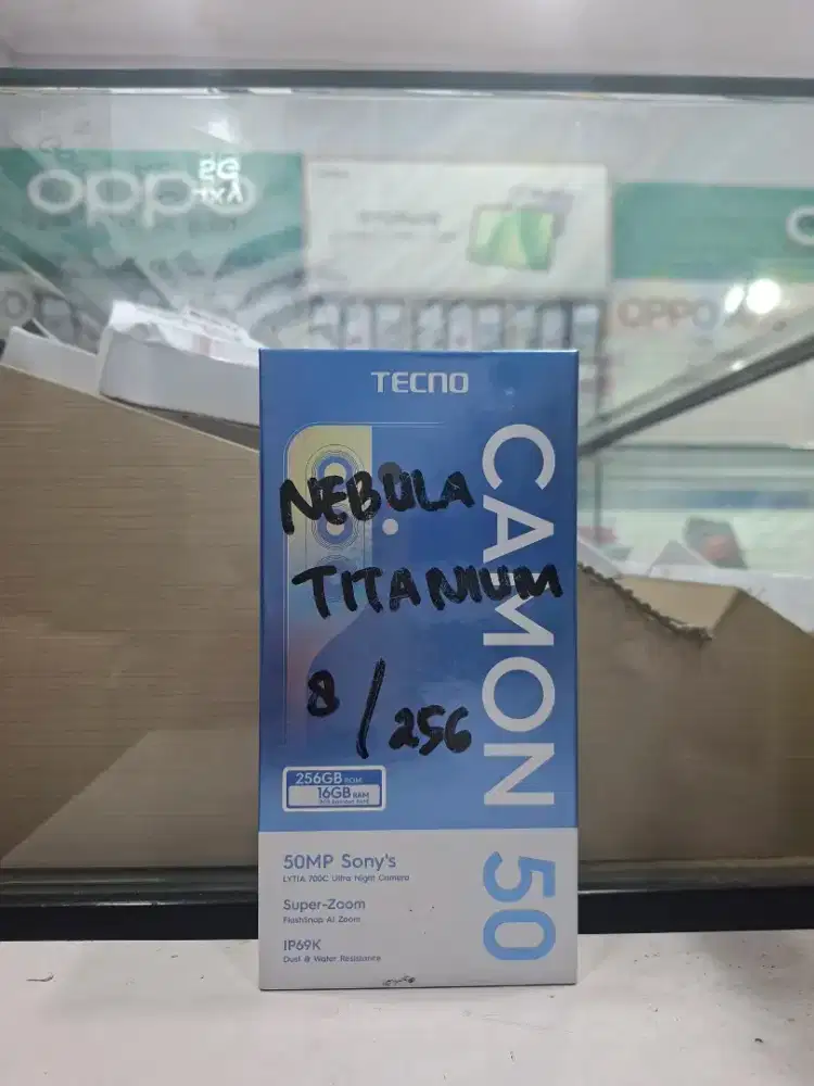 TECNO CAMON 50 8/256 NEW MURAH GARANSI RESMI