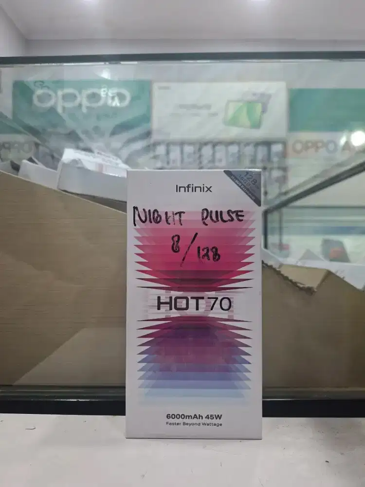 INFINIX HOT 70 8/128 NEW MURAH GARANSI RESMI