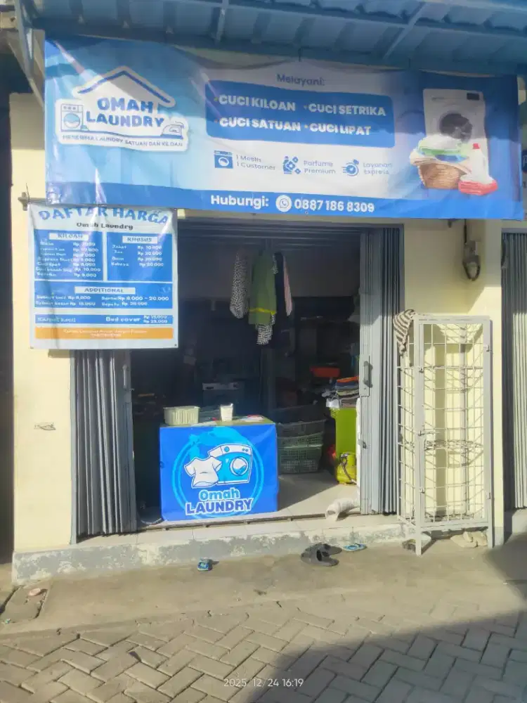 Loker laundry rumahan