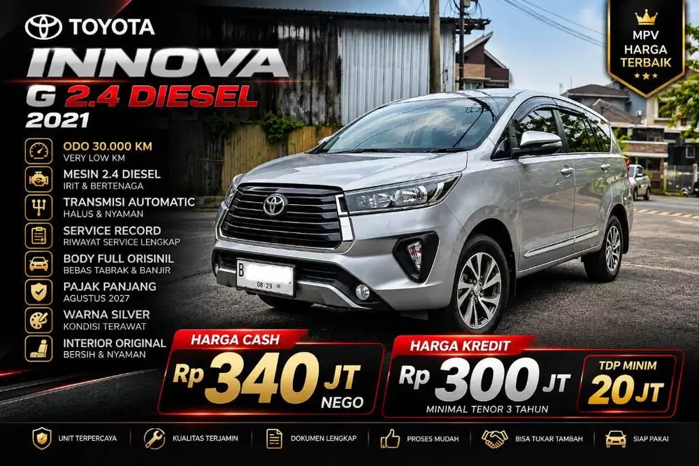 Toyota Innova G 2.4 2021 VERY LOW KM