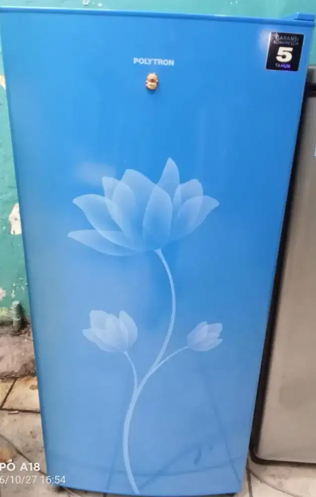 Polytron 1 pintu frezzer jumbo normal bagus dingin
