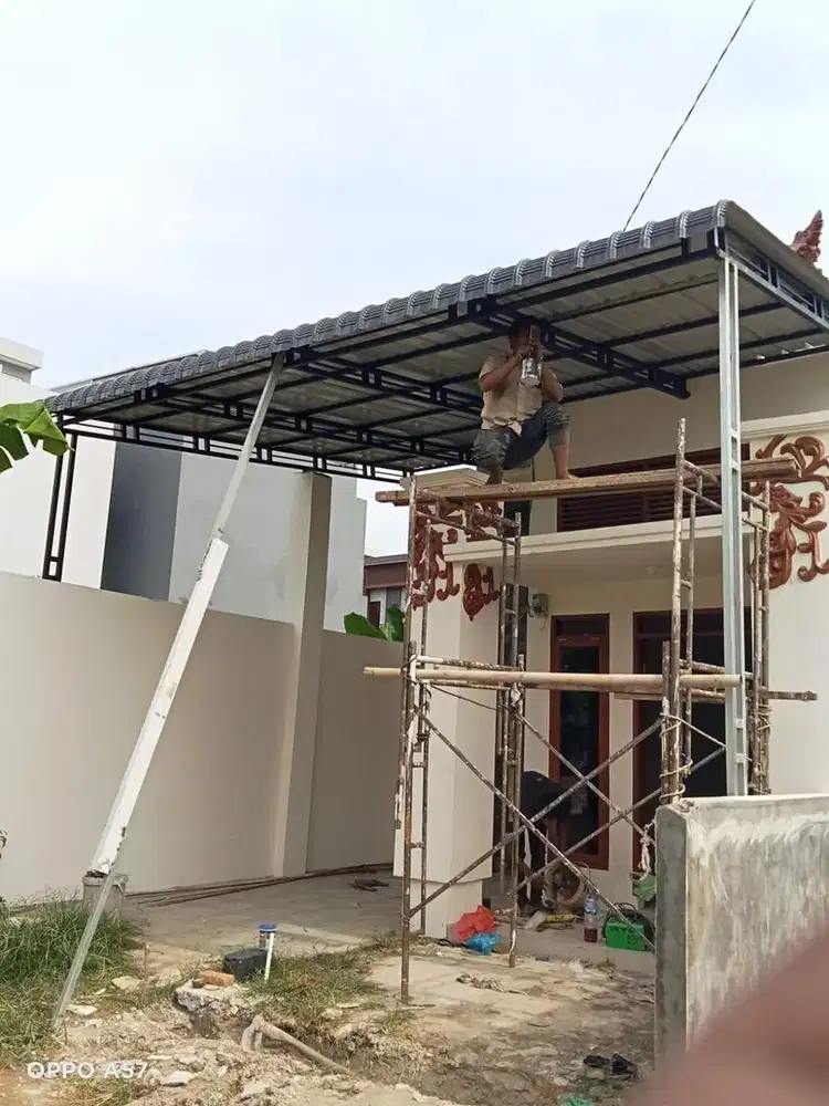 Tempahan kanopi minimalis