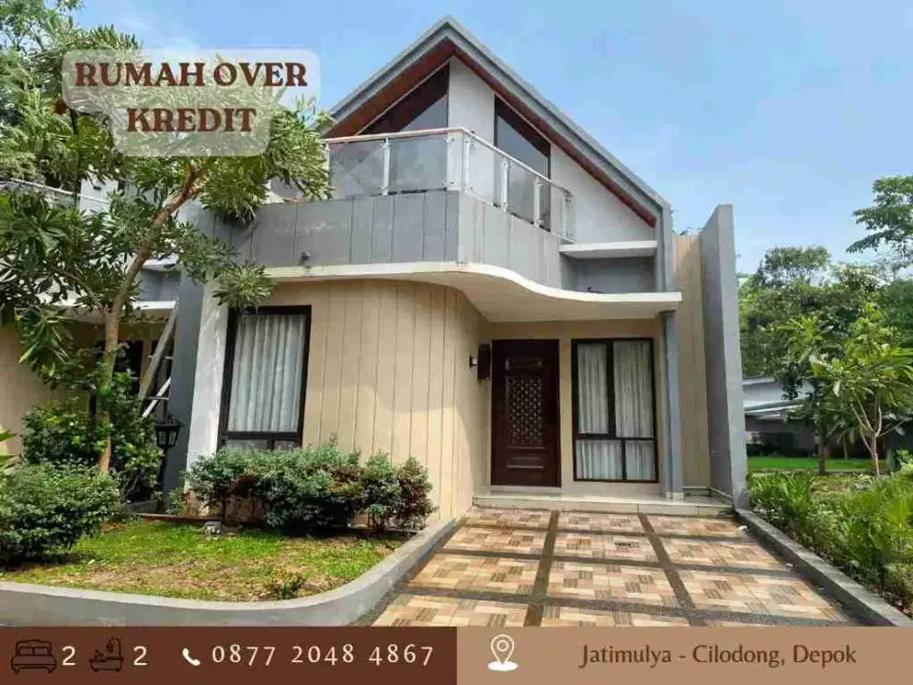 Rumah Mezzanine Over Kredit 59JT dkt Alun alun GDC Cilodong Depok