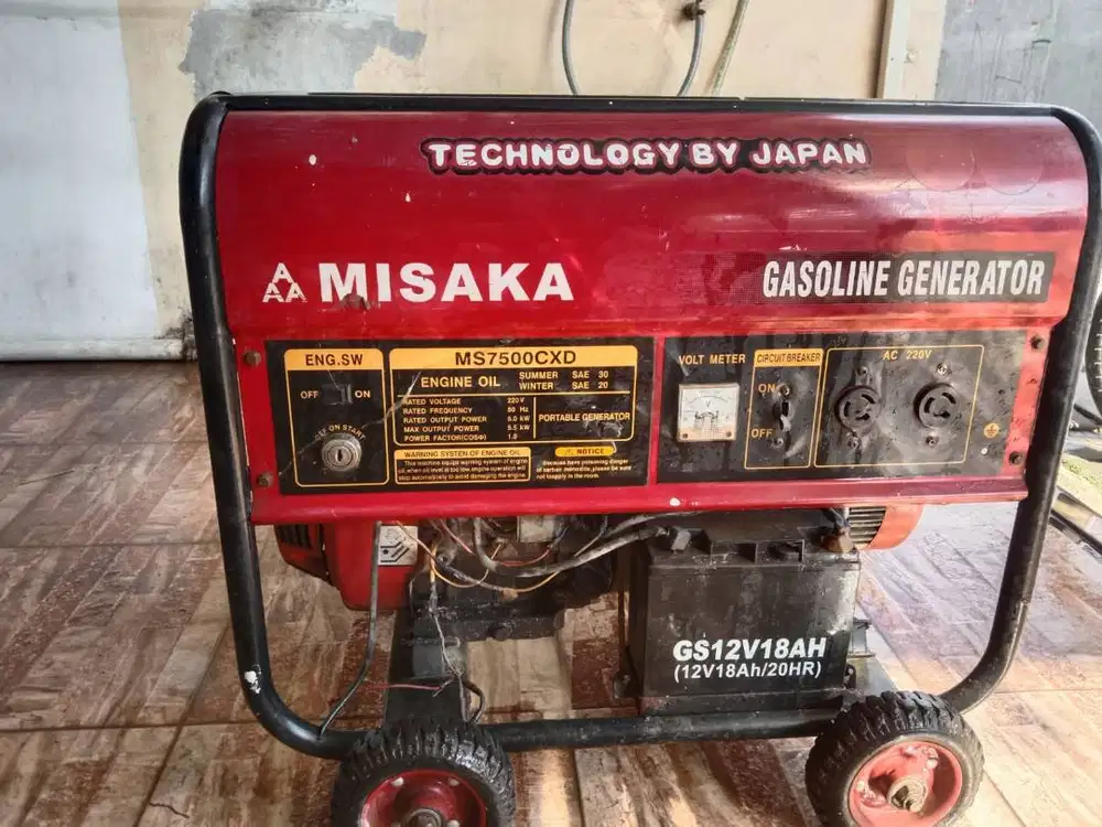 GENSET MISAKA 5000 WAT BENSIN