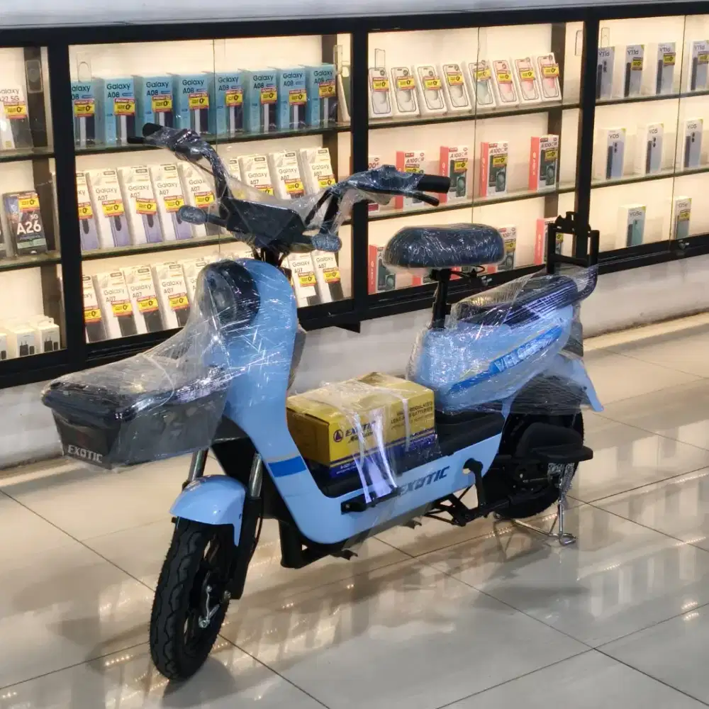 flash sale sepeda listrik exotic 3jutaan aja bisa cod gratis ongkir