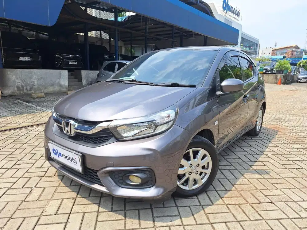 Angs Murah Honda Brio Satya 1.2 E Bensin-AT 2019 Abu CERPB
