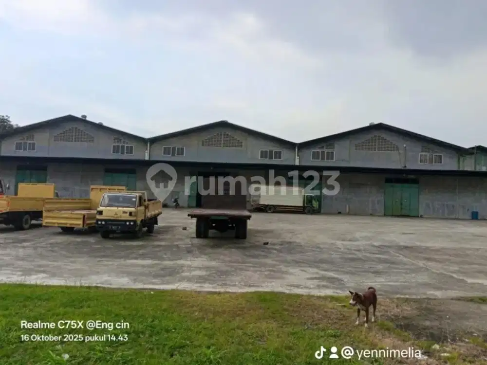 Jual 10 Unit Gudang Aktif SHM Lokasi Jalan Raya Perancis Kosambi Rapi Siap Pakai