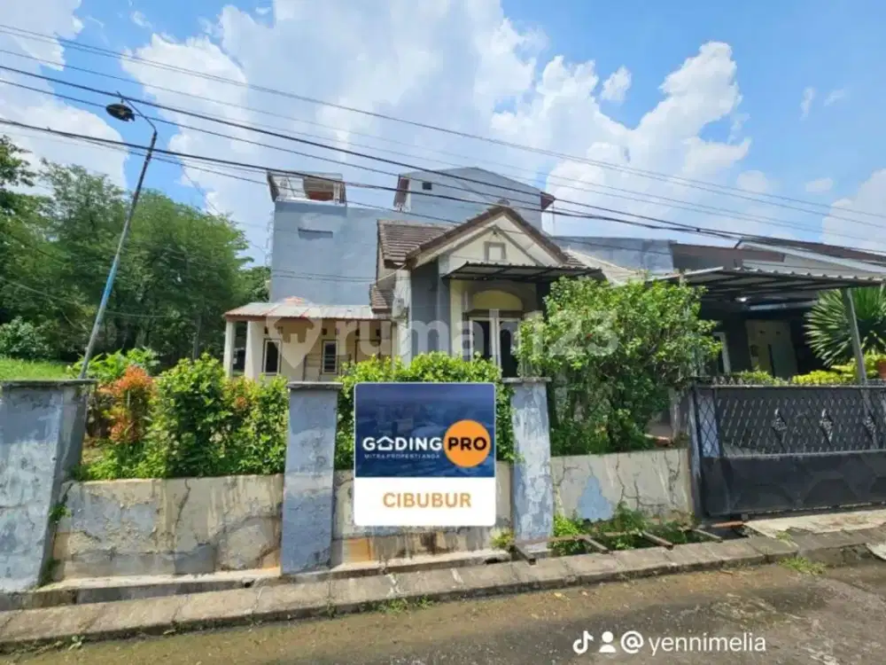 Rumah 1 Lantai SHM Posisi Hoek Bukit Golf Riverside Cibubur Akses Tol