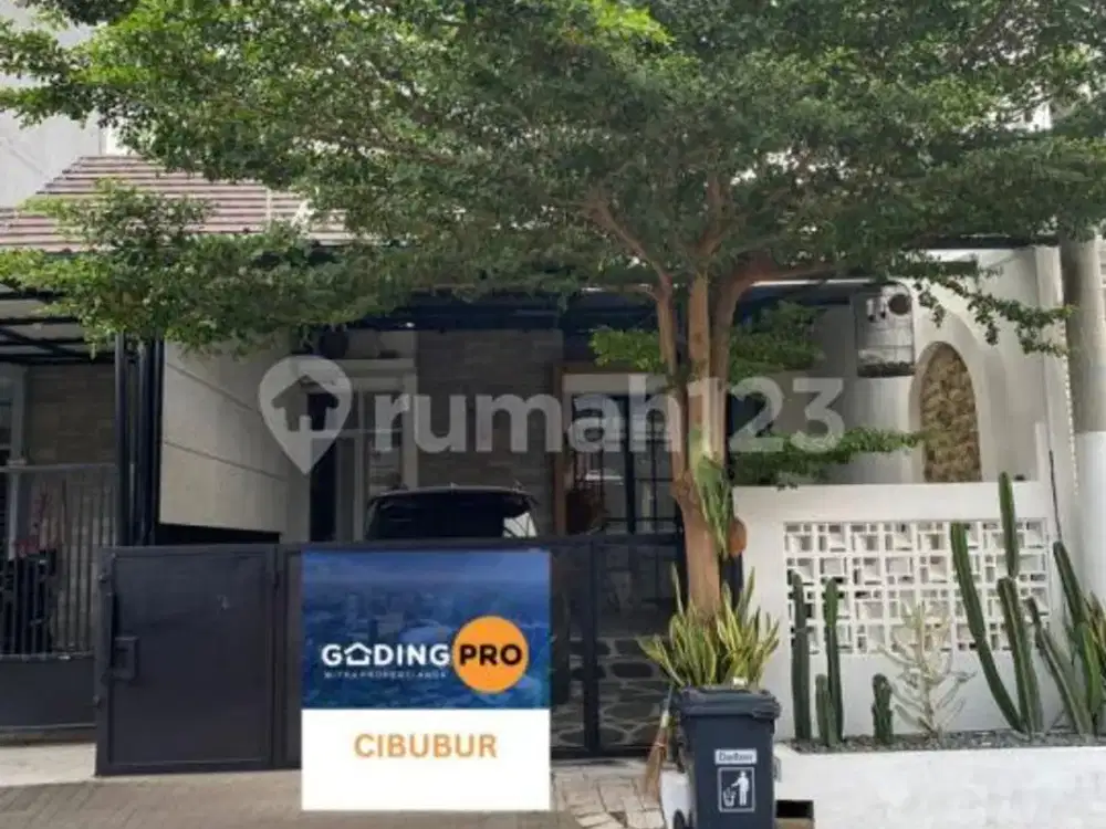 Rumah 1 Lantai SHM Bukit Cimanggu Bogor Rapi Siap Huni