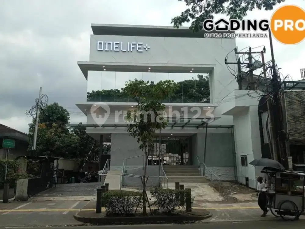 Ruang Usaha 3 Lantai Gedung Komersil Kemang Raya Jakarta Selatan Lokasi Strategis Rapi Siap Pakai
