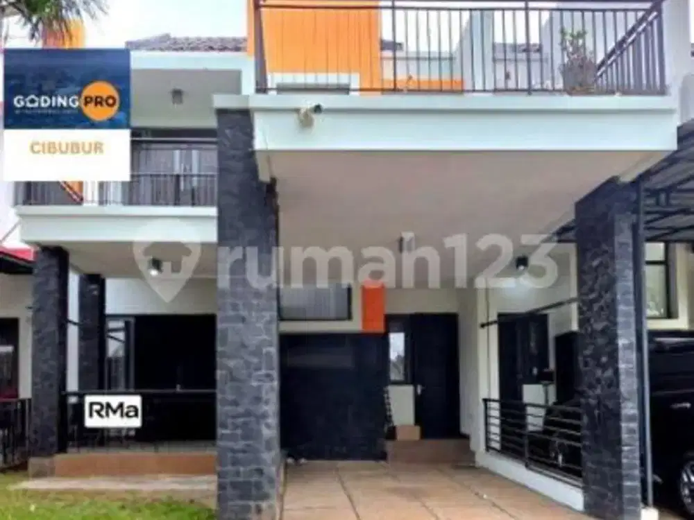 Rumah 2 Lantai SHM Raffles Hills Cibubur Bangunan Terawat Rapi Siap Huni Dekat LRT Depan Tsm Cibubur