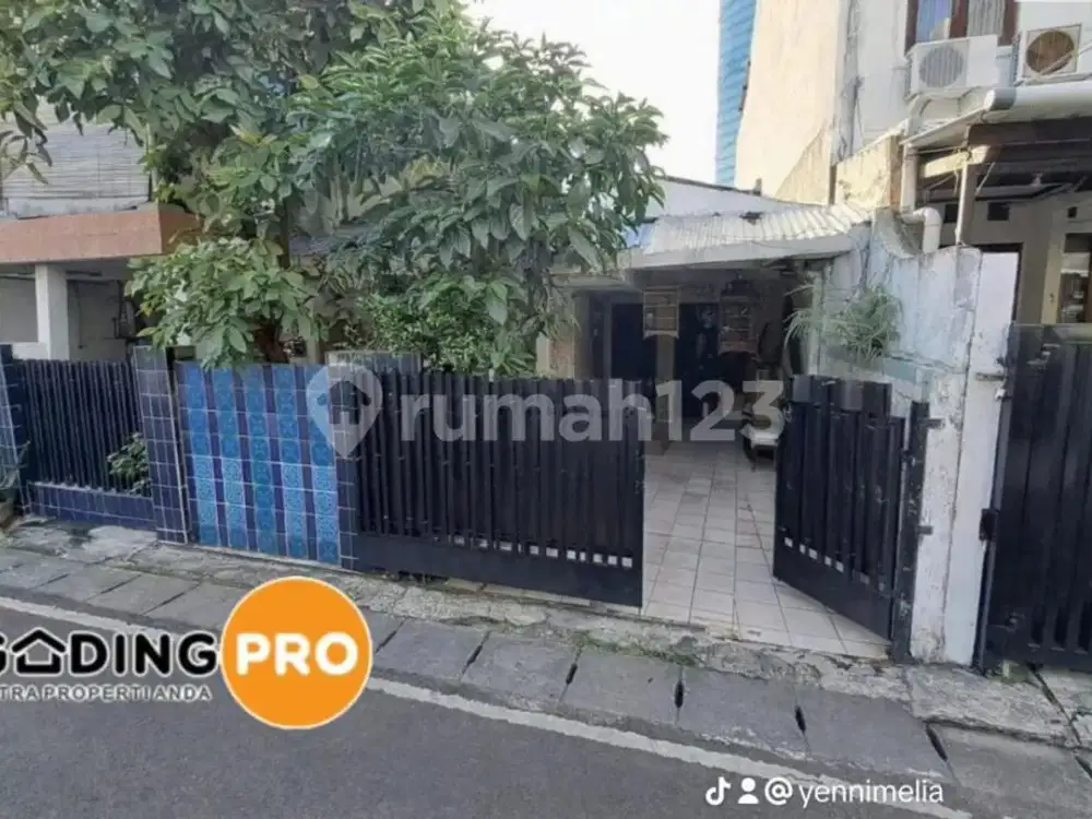 Rumah 1 Lantai Pejompongan Bendungan Hilir Jakarta Pusat Lokasi Strategis