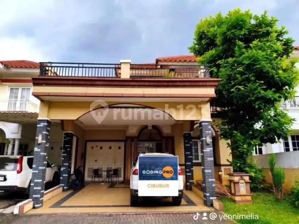 Rumah 2 Lantai SHM Kota Wisata Cibubur Cluster Favorit Harga Termurah Rapi Siap Huni